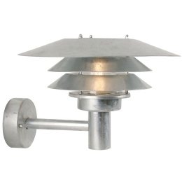 Φωτιστικό Τοίχου Venø 10600619 40x26cm 1xE27 60W IP54 Steel Nordlux Ατσάλι,Πλαστικό