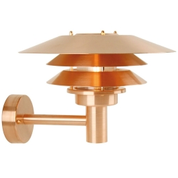 Φωτιστικό Τοίχου Venø 10600625 40x26cm 1xE27 60W IP54 Copper Nordlux Χαλκός,Πλαστικό
