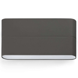 Φωτιστικό Τοίχου-Απλίκα Aday-2 70647 17,5x2,2x9cm 2xLed 787lm 13W 3000K Dark Grey Faro Barcelona