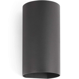 Φωτιστικό Τοίχου-Απλίκα Bruc 70828 Φ12x10,8x24cm Led 830lm 13W 3000K Dark Grey Faro Barcelona