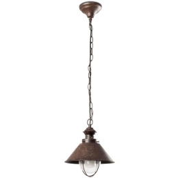 Φωτιστικό Οροφής Nautica 260 71138 Φ26x101,5cm 1xE27 15W Rust Brown Faro Barcelona