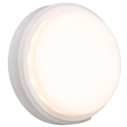 Φωτιστικό Τοίχου Tom 70665 Φ19x6cm Led 400lm 7W 3000K White Faro Barcelona