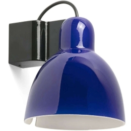 Φωτιστικό Τοίχου-Απλίκα Venice 64274 Φ16,4x20x17,4cm 1xE27 15W Blue Faro Barcelona