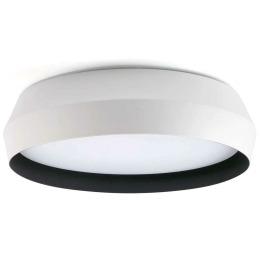 Φωτιστικό Οροφής-Πλαφονιέρα Shoku 64278 Φ35x9,3cm Dim Led 24W 2700K Black-White Faro Barcelona
