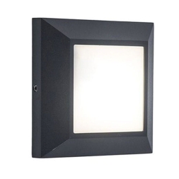 Φωτιστικό Τοίχου Helena 6402101118 10,1x3,2cm 4000K 200Lm Dark Grey Lutec