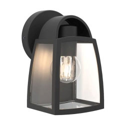 Φωτιστικό Τοίχου Kelsey 5273702012 12x20cm E27 40W Black Lutec