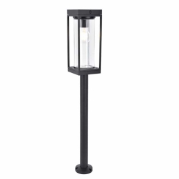 Φωτιστικό Δαπέδου Ηλιακό Flair 6988802012 12x12x76cm E27 LED 2W Black Lutec