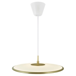 Φωτιστικό Οροφής Κρεμαστό Blanche 42 42x13,8x300cm Led 3000K 2900Lm Brass Dftp