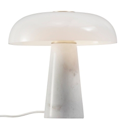 Επιτραπέζιο Φωτιστικό Glossy 32x32cm E27 Opal White Dftp