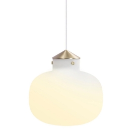 Φωτιστικό Οροφής Κρεμαστό Raito 30 30x30,1 E27 Opal White Dftp