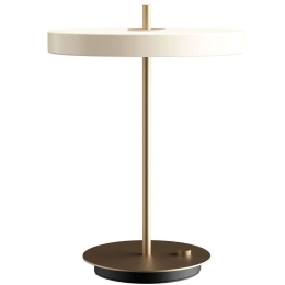 Φωτιστικό Επιτραπέζιο Asteria 2305 Φ31x41,5cm Dim Led 600lm 13W 3000K White-Brass Umage