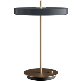 Φωτιστικό Επιτραπέζιο Asteria 2306 Φ31x41,5cm Dim Led 600lm 13W 3000K Anthracite-Brass Umage