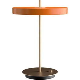 Φωτιστικό Επιτραπέζιο Asteria 2437 Φ31x41,5cm Dim Led 600lm 13W 3000K Orange-Brass Umage