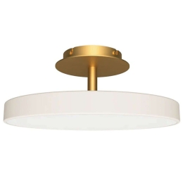 Φωτιστικό Οροφής - Πλαφονιέρα Asteria 2371 Φ43x16,9cm Led 1100lm 17W 3000K White-Brass Umage
