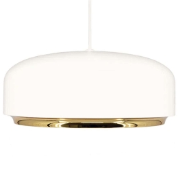 Φωτιστικό Οροφής Hazel 2446 Φ40x16cm Led 1100lm 21W 3000K White Umage