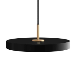 Φωτιστικό Οροφής Asteria 2222 31x10,5cm Led 1200lm 14W 3000K Black-Brass Umage
