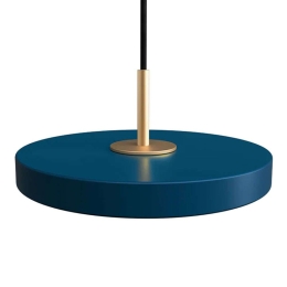 Φωτιστικό Οροφής Asteria Micro 2406 15x5,7cm Led 370lm 12W 3000K Petrol-Brass Umage