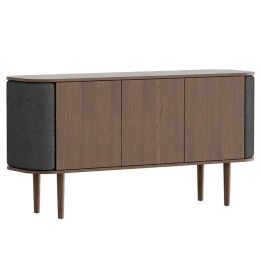 Μπουφές Treasures Horizons S 5775C711-04 150x43x75cm Dark Oak-Dark Grey Umage Ατσάλι,Ξύλο