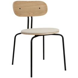 Καρέκλα Τραπεζαρίας Curious Black 5916-3C719-02 44,5x48x77,5cm Sand-Black Umage Ατσάλι,Polywood