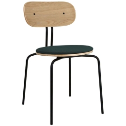 Καρέκλα Τραπεζαρίας Curious Black 5916-3C719-13 44,5x48x77,5cm Dark Blue-Black Umage Ατσάλι,Polywood
