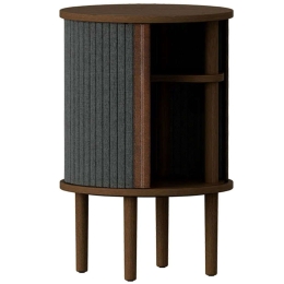 Τραπεζάκι Βοηθητικό Audacious Horizons S 5803C708-04 Φ38x59,3cm Dark Oak-Dark Grey Umage