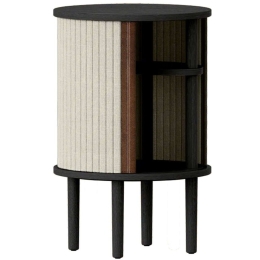 Τραπεζάκι Βοηθητικό Audacious Horizons S 5113C708-02 Φ38x59,3cm Black Oak-Sand Umage