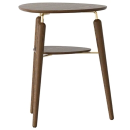 Τραπεζάκι Βοηθητικό My Spot 5771 46x45x59cm Dark Oak-Brass Umage