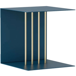 Ράφι Τοίχου Teaser 5007 30x30x30cm Petrol-Brass Umage
