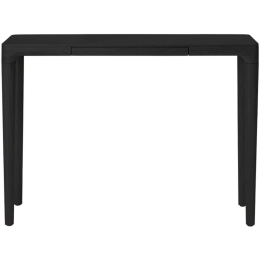 Κονσόλα Heart'n'Soul 5110 110x30x82cm Black Oak Umage Ατσάλι,Ξύλο,Mdf