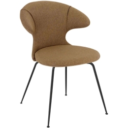 Καρέκλα Τραπεζαρίας Time Flies Horizons S 590-08C5901-3 57x59x83cm Caramel-Black Umage Ατσάλι,Polyester