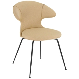 Καρέκλα Τραπεζαρίας Time Flies Horizons S 590-11C5901-3 57x59x83cm Cream-Black Umage Ατσάλι,Polyester