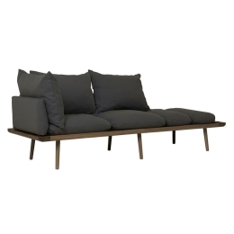 Καναπές Γωνιακός Τριθέσιος Lounge Around 5750C723-04 231,6x74,5x40,3cm Dark Oak-Dark Grey Umage