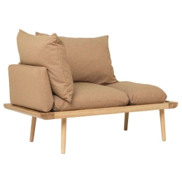 Ανάκλινδρο Lounge Around 5562C723-01 127x74,5x40,3cm Oak-Sugar Umage