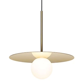 Φωτιστικό Οροφής Bola Disc 12 10669 30,5x10,2cm Dim Led 390lm 6W Brass Pablo Designs