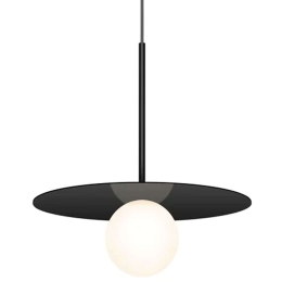 Φωτιστικό Οροφής Bola Disc 12 10702 30,5x10,2cm Dim Led 390lm 6W Matte Black Pablo Designs