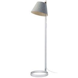 Φωτιστικό Δαπέδου Lana 10241 35,5x140cm Dim Led 350lm 5,5W 3000K Stone Grey-Chrome Pablo Designs