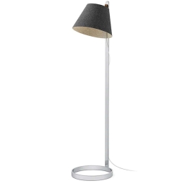 Φωτιστικό Δαπέδου Lana 10242 35,5x140cm Dim Led 350lm 5,5W 3000K Grey Anthracite-Chrome Pablo Designs