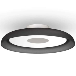 Φωτιστικό Οροφής - Πλαφονιέρα Nivél 15 10803 Dim Led 500lm 10,5W 2700K 38x8,9cm Black Pablo Designs