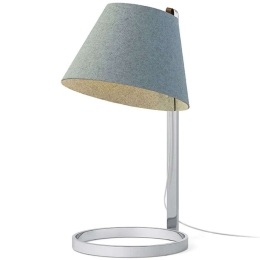 Φωτιστικό Επιτραπέζιο Lana LG 10269/10434 33x63,5cm Dim Led 350lm 5,5W 3000K Grey Blue-Chrome Pablo Designs