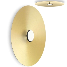 Φωτιστικό Τοίχου - Οροφής Sky 32 10764/10767 81x10cm Dim Led 1250lm 18W Black-Brass Pablo Designs