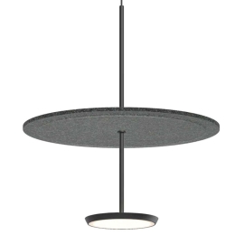 Φωτιστικό Οροφής Sky Sound 18 10570/10578 46x44,4cm Led 1250lm 18W Black-Anthracite Pablo Designs
