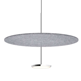 Φωτιστικό Οροφής Sky Sound 24 10570/10579 61x44,4cm Led 1250lm 18W Aluminium-Grey Pablo Designs