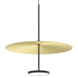 Φωτιστικό Οροφής Sky Dome 18 10764/10765 46x44,4cm Led 1250lm 18W Black-Brass Pablo Designs