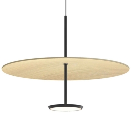 Φωτιστικό Οροφής Sky Dome 24 10570/10585 61x44,4cm Led 1250lm 18W Black-Oak Pablo Designs