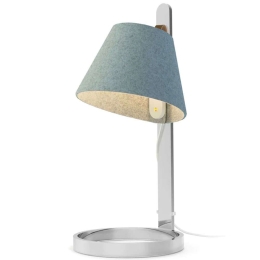 Φωτιστικό Επιτραπέζιο Lana Mini 10512/10515 20,3x52cm Dim Led 350lm 5,5W 3000K Grey Blue-Chrome Pablo Designs