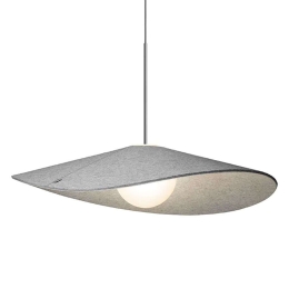 Φωτιστικό Οροφής Bola Felt 32 10687 81,3x20,2cm Dim Led 1710lm 20W Chrome-Grey Pablo Designs