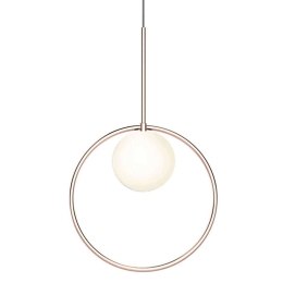 Φωτιστικό Οροφής Bola Halo 12/5 10632 Φ30,5cm Dim Led 390lm 6W Rose Gold Pablo Designs