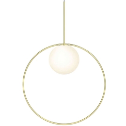 Φωτιστικό Οροφής Bola Halo 22/8 10636 Φ56cm Dim Led 1710lm 20W Brass Pablo Designs