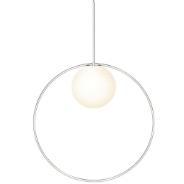 Φωτιστικό Οροφής Bola Halo 22/8 10637 Φ56cm Dim Led 1710lm 20W Chrome Pablo Designs
