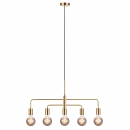 Φωτιστικό Οροφής Κρεμαστό Gloom 5-Spot 2113053035 E27 36x74cm Brass Nordlux